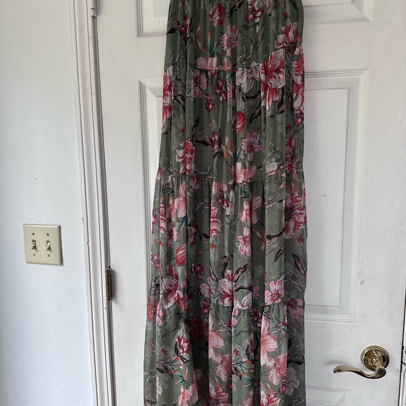 Elena Baldi Silk Blend Floral Sundress Italy Boho S - Picture 10 of 11
